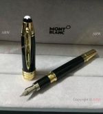 Fake Mont Blanc JFK Special Edition Gold & Black Fountain New_th.jpg